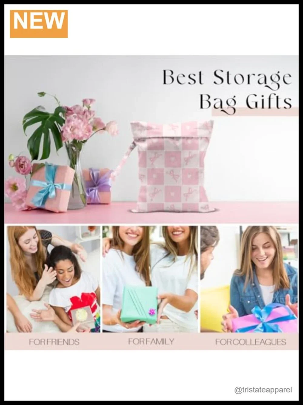 Wet Bag Waterproof TPU Zippered Pouch Travel Organizer Swim Diaper